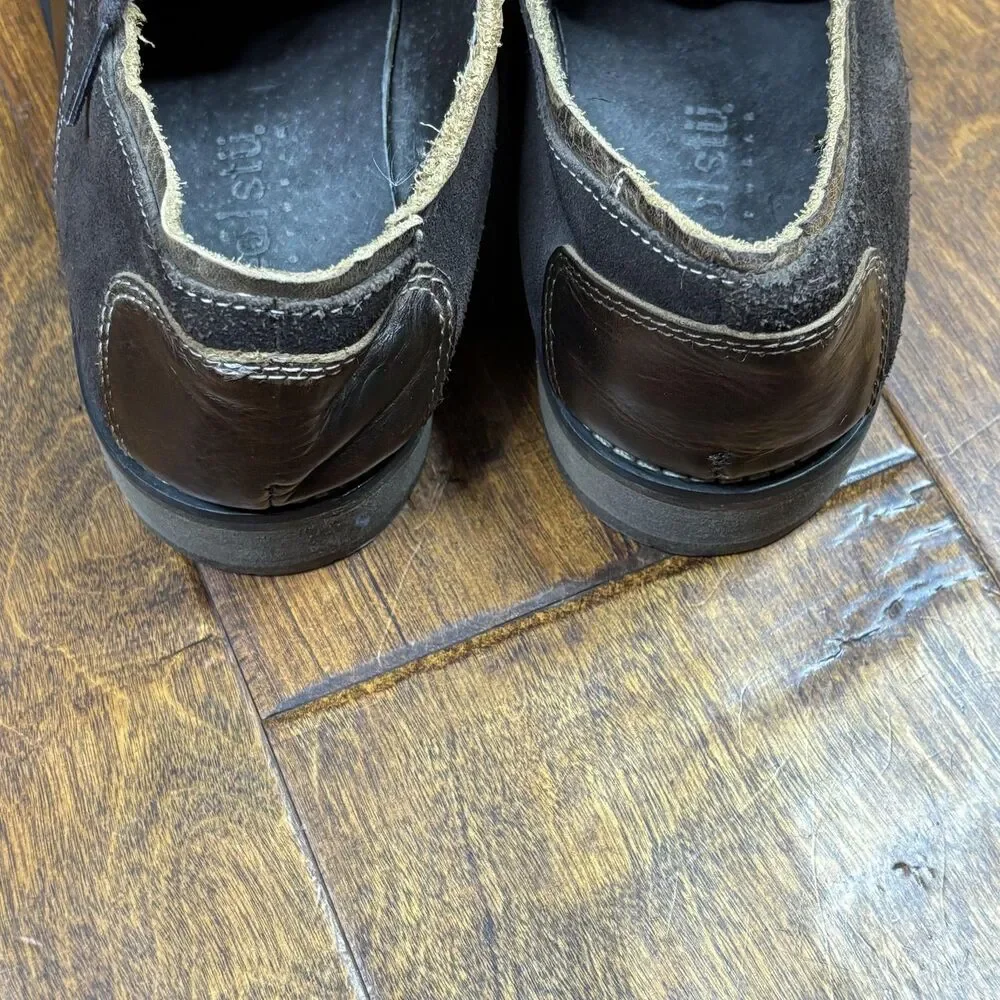 Bed Stu Shoes‎ Mens Size 9.5 Brown Leather Suede Cap Toe Oxford Lace Up Casual